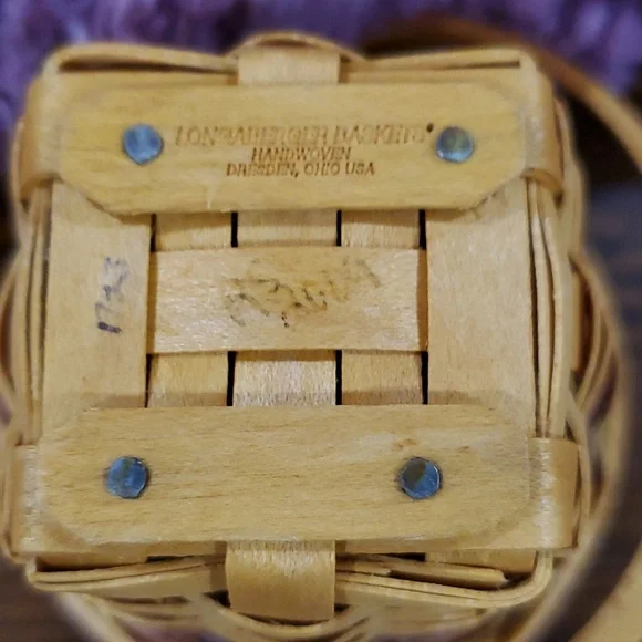 Longaberger minature basket - Picture 6 of 6